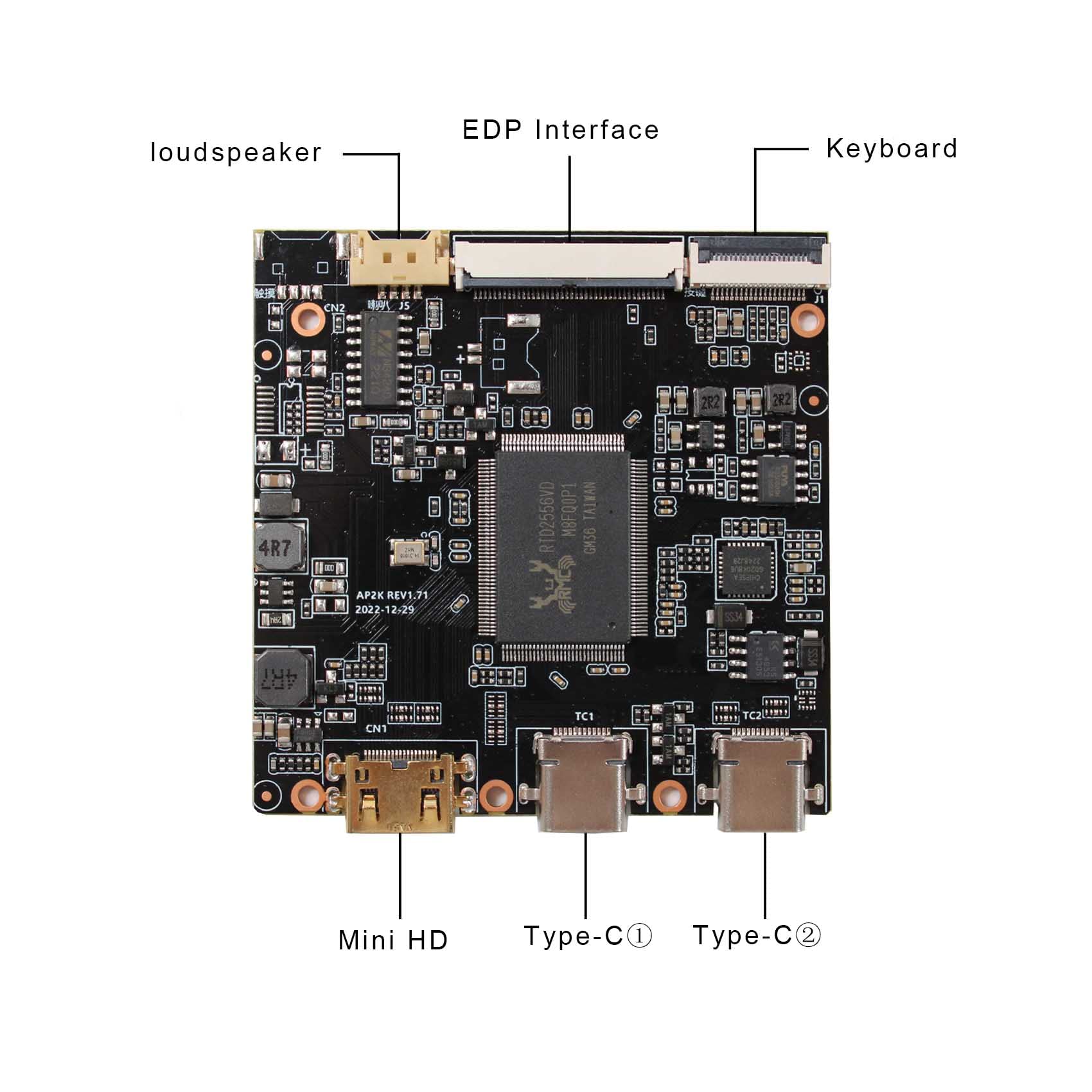 VSDISPLAY 12.3 Inch 2K LCD Screen 2400x900 with USB-C LCD Controller Board,as Extra Secondary Display Panel for PC/Laptop/Game Cabinet Monitor