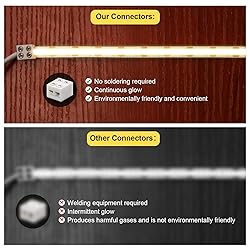 Gvhntk 30 Pack Solderless LED Tape Light Connectors