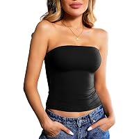Women's Natrelax Sexy Strapless Bodysuit Thong Tube Top Off The Shoulder One Piece Leotard