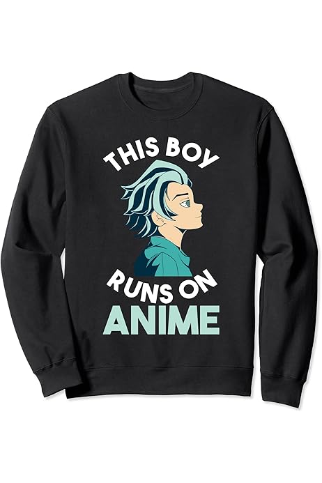 Amazon.com: PRETTY GIRLS LOVE ANIME Sweatshirt : Clothing, Shoes \u0026 Jewelry