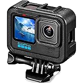 Protective Housing Case Compatible with Gopro Hero 13/12/11/10/9 Black, Housing Frame Case Mount Accessories for Gopro Hero9 Action Camera Accessory Kit with Quick Pull Movable Socket and Screw