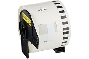 Brother Printer DK4605 Black On Yellow Label for QL-500 QL-550 QL-650TD