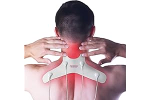 TensCare Ailment-Specific TENS & EMS Electrodes for Neck Pain Relief – High-Performance Adhesive Hydrogel, Reusable Up to 20 