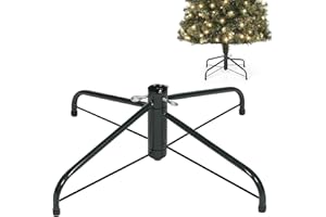 Replacement Christmas Tree Stand for Artificial Trees, Folding Christmas Tree Base for 4 Ft to 6 Ft Artificial Trees, Fits 0.