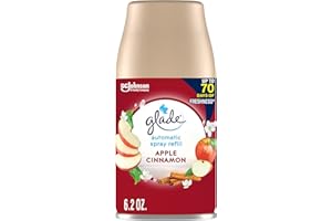 Glade Automatic Spray Refill, Air Freshener for Home and Bathroom, Apple Cinnamon, 6.2 Oz
