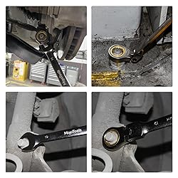 MoJoTools 1/2 Inch Flex-Head Ratcheting Combination
