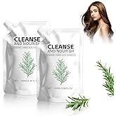 2PCS Rosemary Amino Acid Shampoo, Hair Growth Shampoo for Thinning Hair Women and Men Hair Loss, Strengthening Hair with Natural formula (3.38 fl.oz)