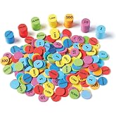 Learning Resources Place Value Disks | Place Value Math Manipulatives for Elementary, Grade School Classroom Must Haves, Math Classroom Must Haves, Kids Value Set