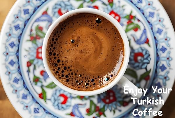 TURKISH COFFEE, ORIGINAL ARABICA BEANS, ROASTED AND GROUND, RICH AND SOFT AROMA, SINCE 1955 (3.5 OZ / 100 GR)