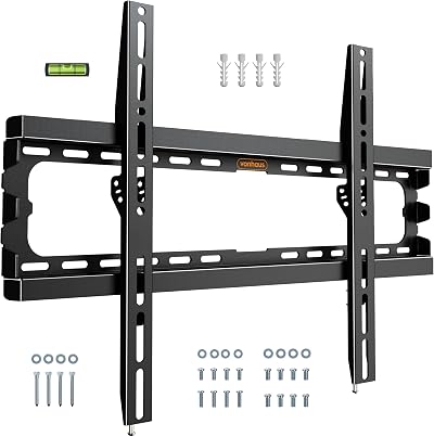VonHaus TV Wall Bracket 37-85" Ultra-Slim Flat Mount 70kg VESA 200x200-600x400