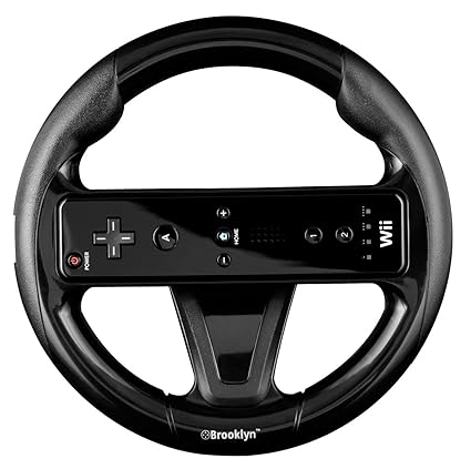 Nintendo Wii Racing Wheel, black: Amazon.de: Games