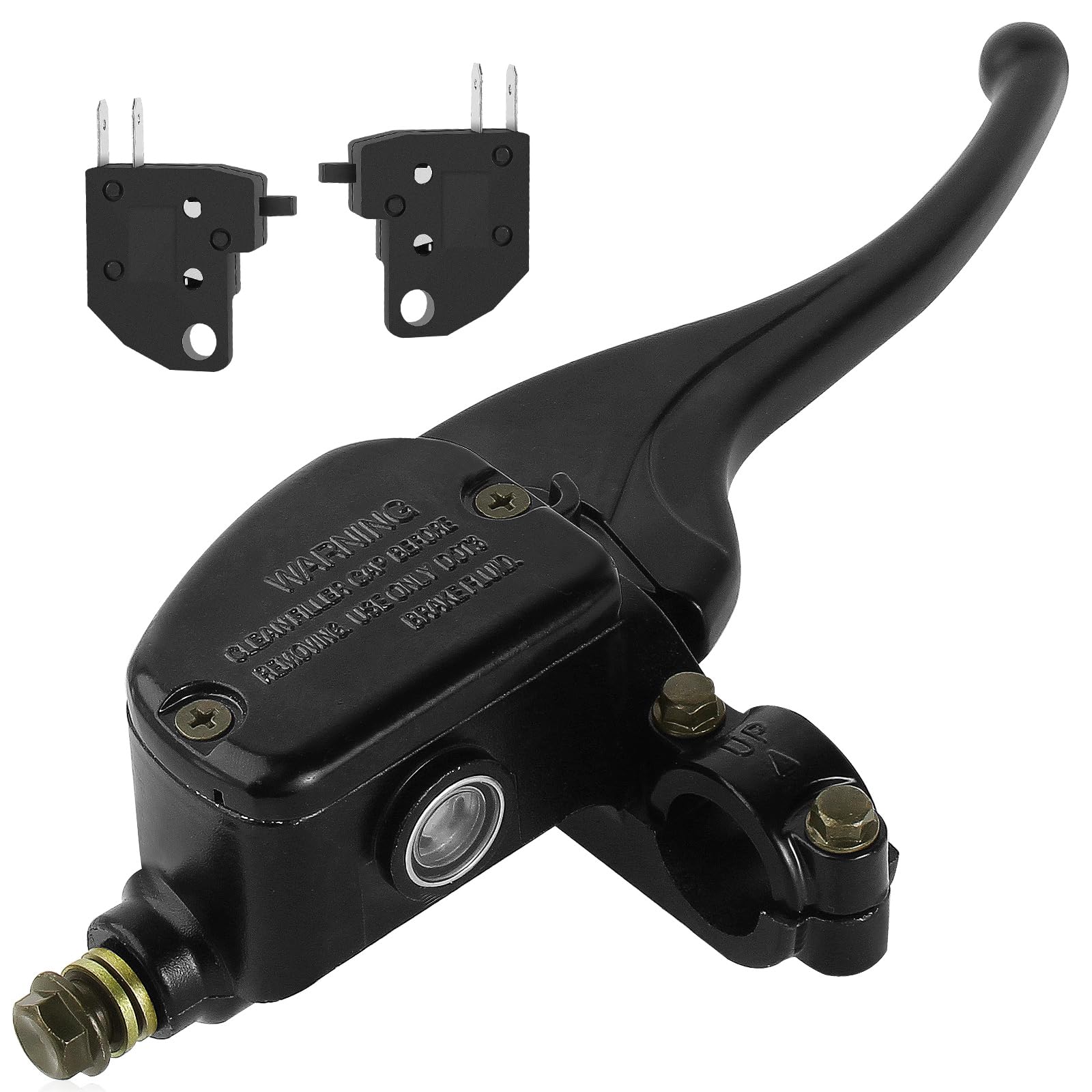 QAZAKY Right Front Brake Master Cylinder Lever for Polaris ATV Sportsman 300 335 400 400L 450 500 550 570 600 700 800 850 Scrambler 1000 Magnum Trail Blazer Big Boss ATP Worker Xpedition Xplorer 250