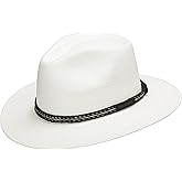 Paul Lashton Morengo Genuine Horsehair Hat Band Adjustable Handmade Western Cowboy & Outback Style Accessory for Fedora Panama Straw and Felt Hats