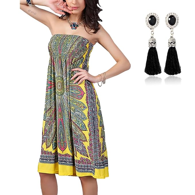 bandeau sun dresses uk