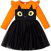 LYSMuch Toddler Girl Long Sleeve Tulle Dress Tutu Baby Dresses Kid Holiday Clothes