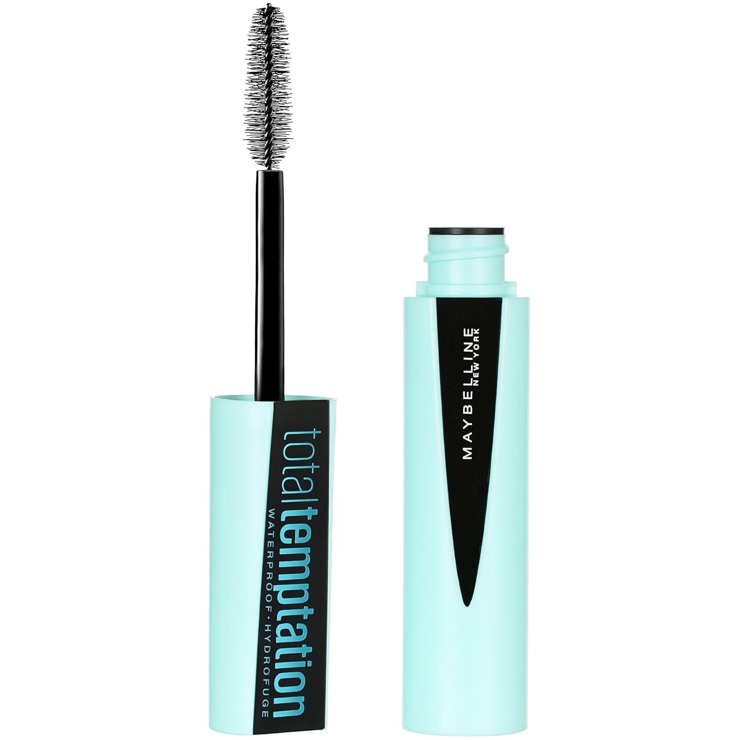 Maybelline New York Makeup Total Temptation Waterproof Mascara, Brownish Black Waterproof Mascara, 0.3 fl oz