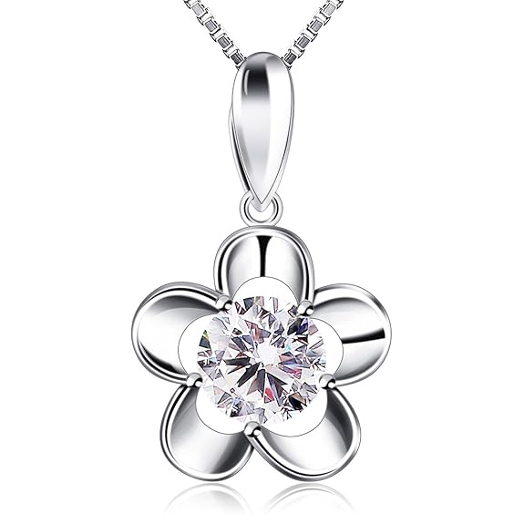 title=B.Catcher donne gioielleria sterling silver cubic zirconia collane con pendente
