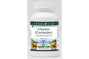 TERRAVITA Cilantro (Coriander) (Certified Organic) - 450 mg (100 Capsules, ZIN: 517612)