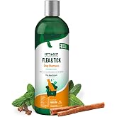 Vet's Best Flea & Tick Shampoo for Dogs, Plant-Based, 12 oz | Advanced Strength Shampoo, Kills Fleas & Ticks, Plant-Based For