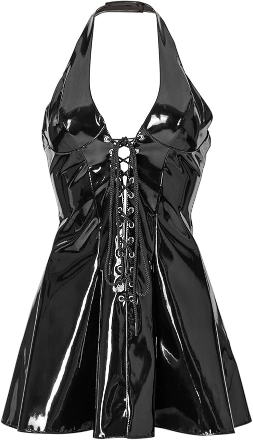 FAUX LEATHER 1/4 CUP CORSET 1X Clothing