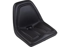 ZBOX High Back Replacement Seat fits Several John Deere Models - Michigan Style, Black