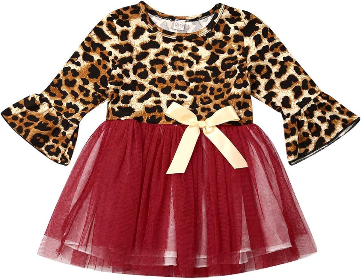 baby girl leopard dress