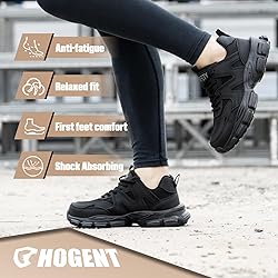 Steel Toe Shoes for Women Men Wide Non Slip