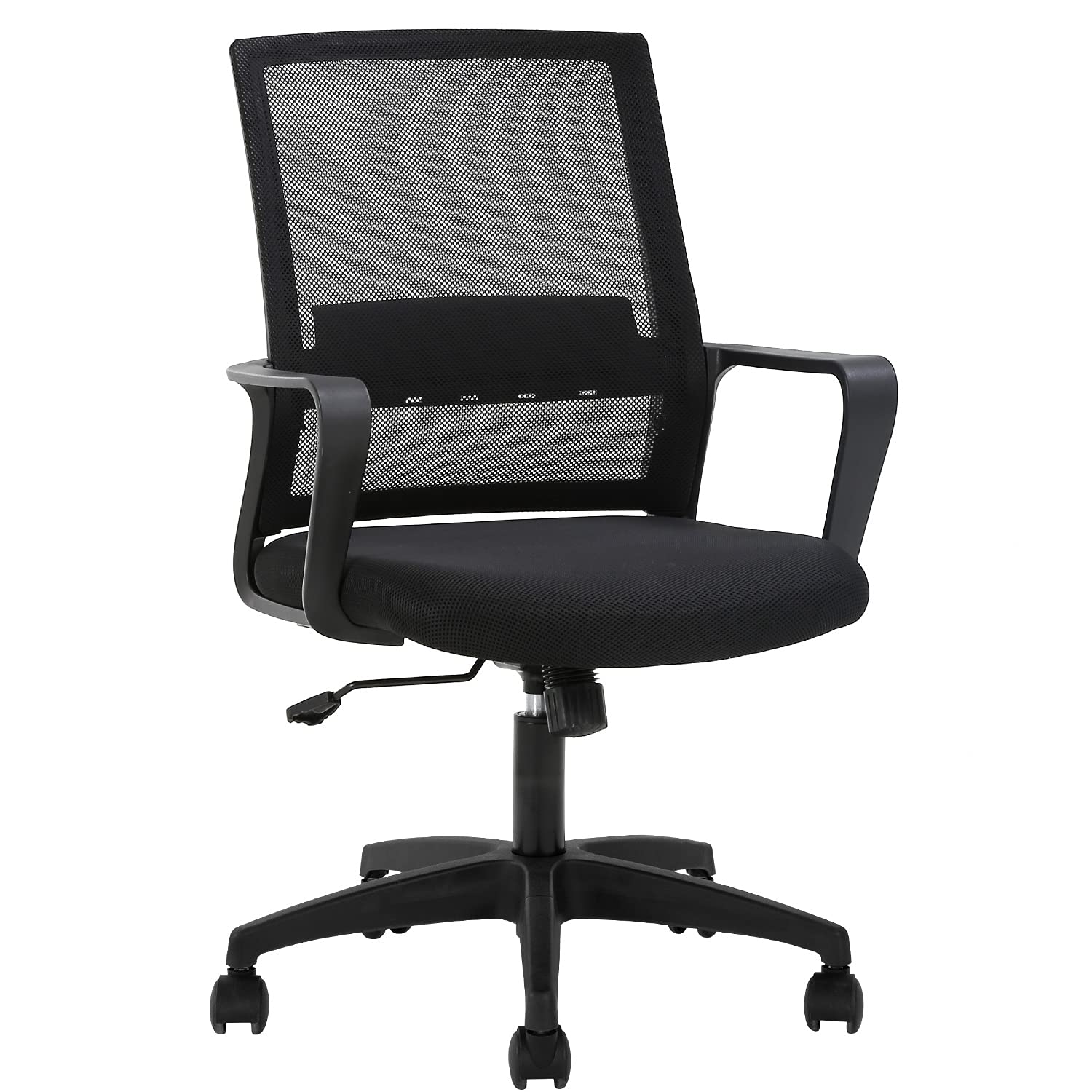 FDW Office Chair Ergonomic Desk Chair Mid-Back Mesh Computer Chair ...