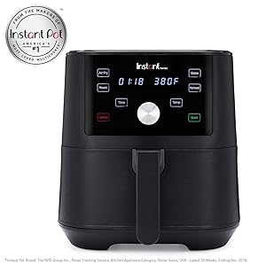 Instant™ Vortex™ 6-Quart 4-in-1 Air Fryer with Roast, Broil, Bake, and Reheat functions (Renewed)