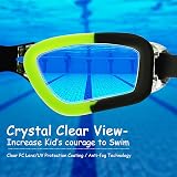 COOLOO Kids Swimming Goggles 2 Pack Anti Fog UV Protection No Leaking view 4