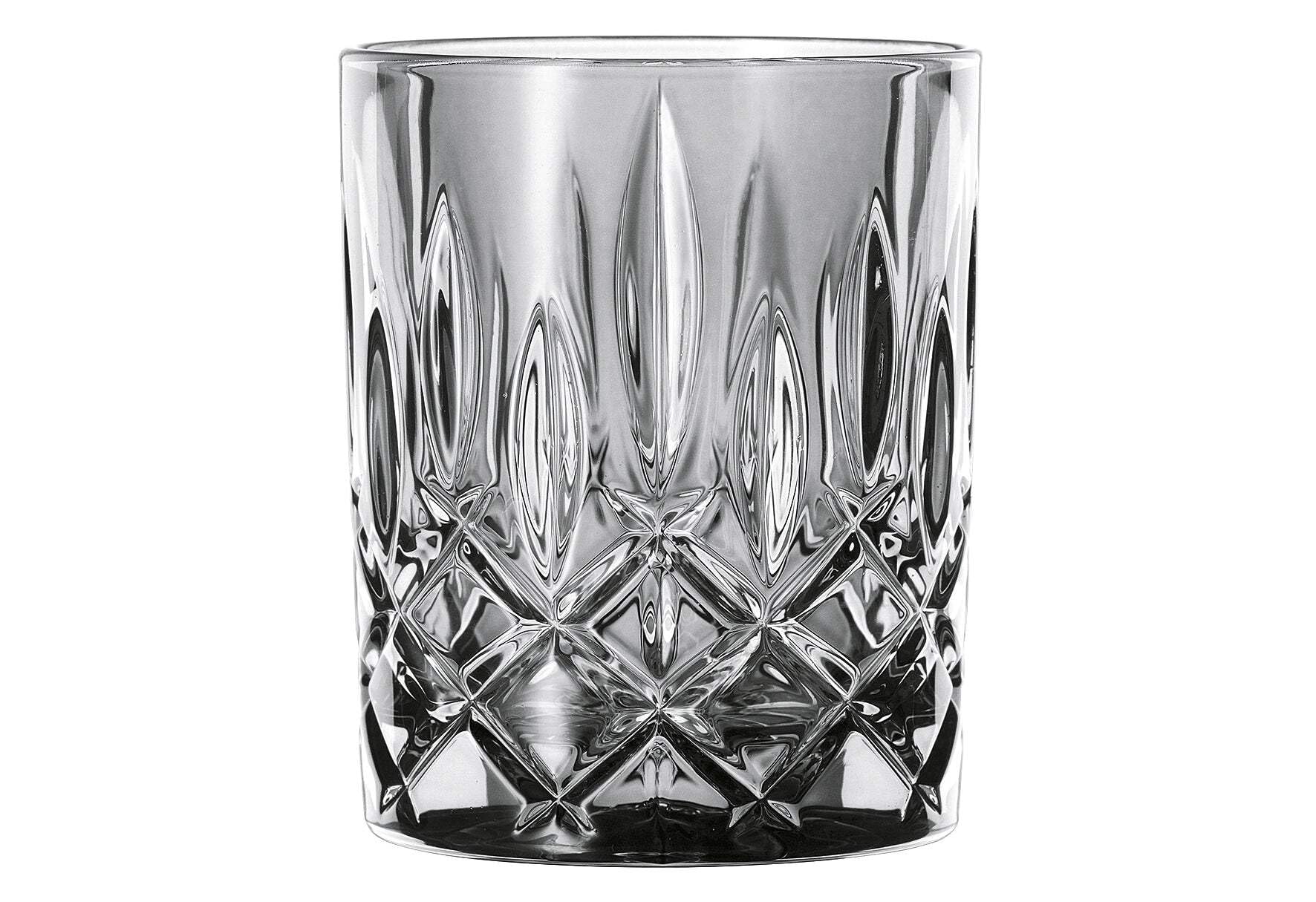 Spiegelau & Nachtmann, Set of 2 Whisky Cups, Black Whisky Glasses, Crystal Glass, 295 ml, Smoke, Noblesse Vintage, 104245