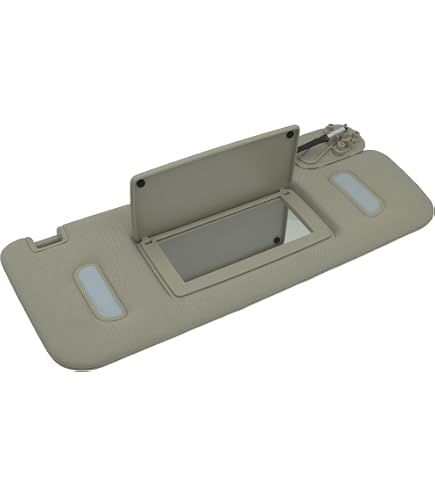 Left Driver Side Sun Visor w/ Mirror Light For 2007-2014 Chevrolet GMC 22850306 Left Driver Side Sun Visor w/ Mirror Light For 2007-2014 Chevrolet GMC 22850306