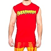 Wrestler Hogan Adult Mens T-Shirt Halloween Costume Cosplay
