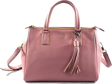 dusty pink bag and shoes