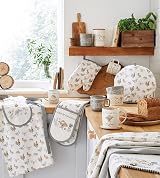 Cooksmart Country Animals Set 3 Tea Towels Absorbent Cotton Kitchen Dish Cloths view 3