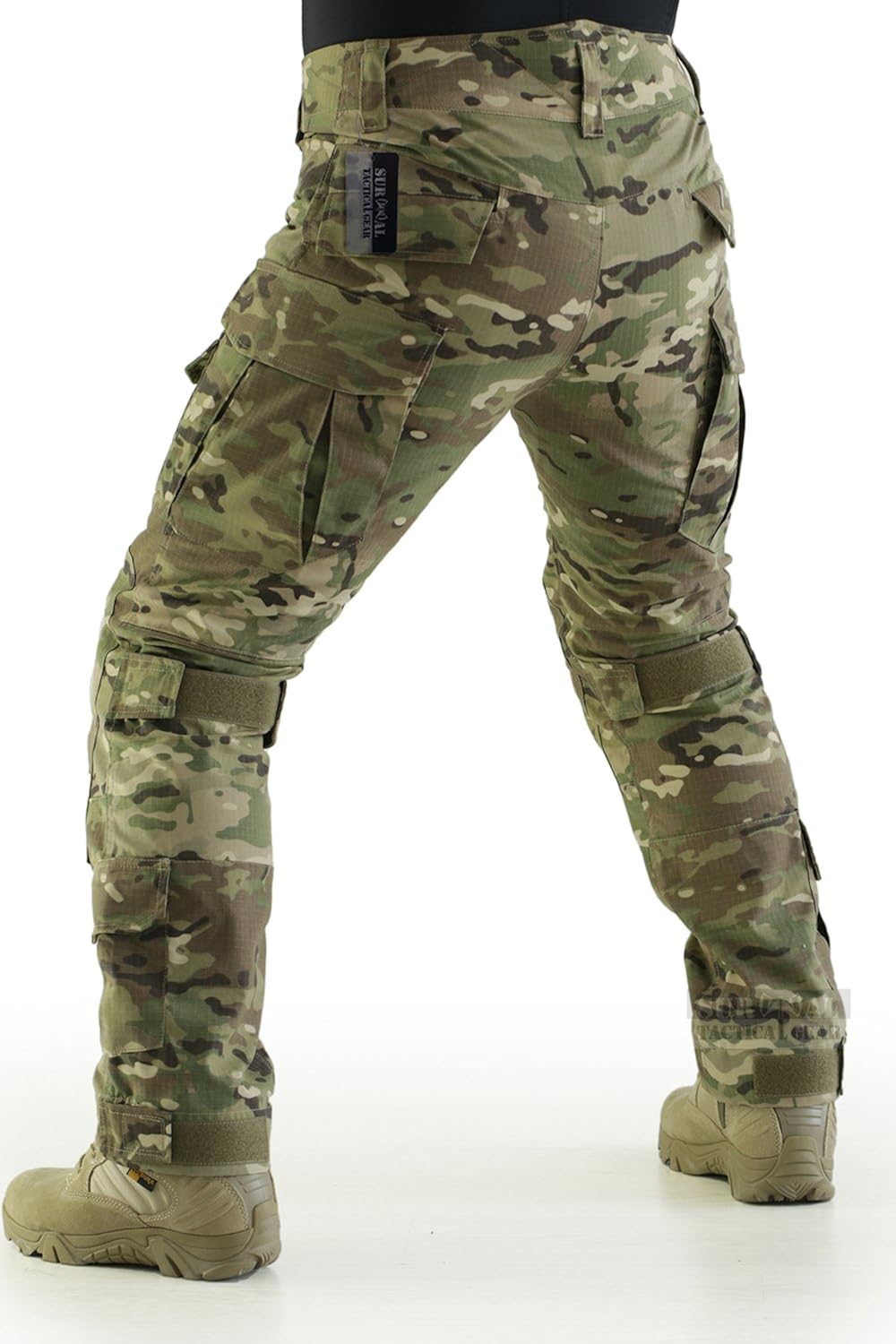 ZAPT Tactical Pants with Knee Pads Airsoft Camping Hiking Hunting BDU Ripstop Combat Pants 13 Kinds Army Camo Uniform Military Trousers : Sports & Outdoors