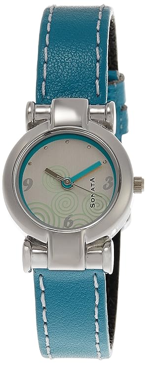 Sonata Yuva Analog White Dial Women's Watch -NJ8944SL01AC