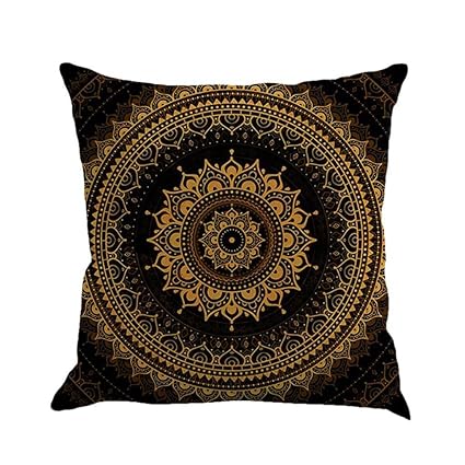 Kissenbezug Kissenhülle 45x45 cm LuckyGirls Geometrische Boho Drucken Taille Kissen Abdeckung Kopfkissenbezug Schlafsofa Home