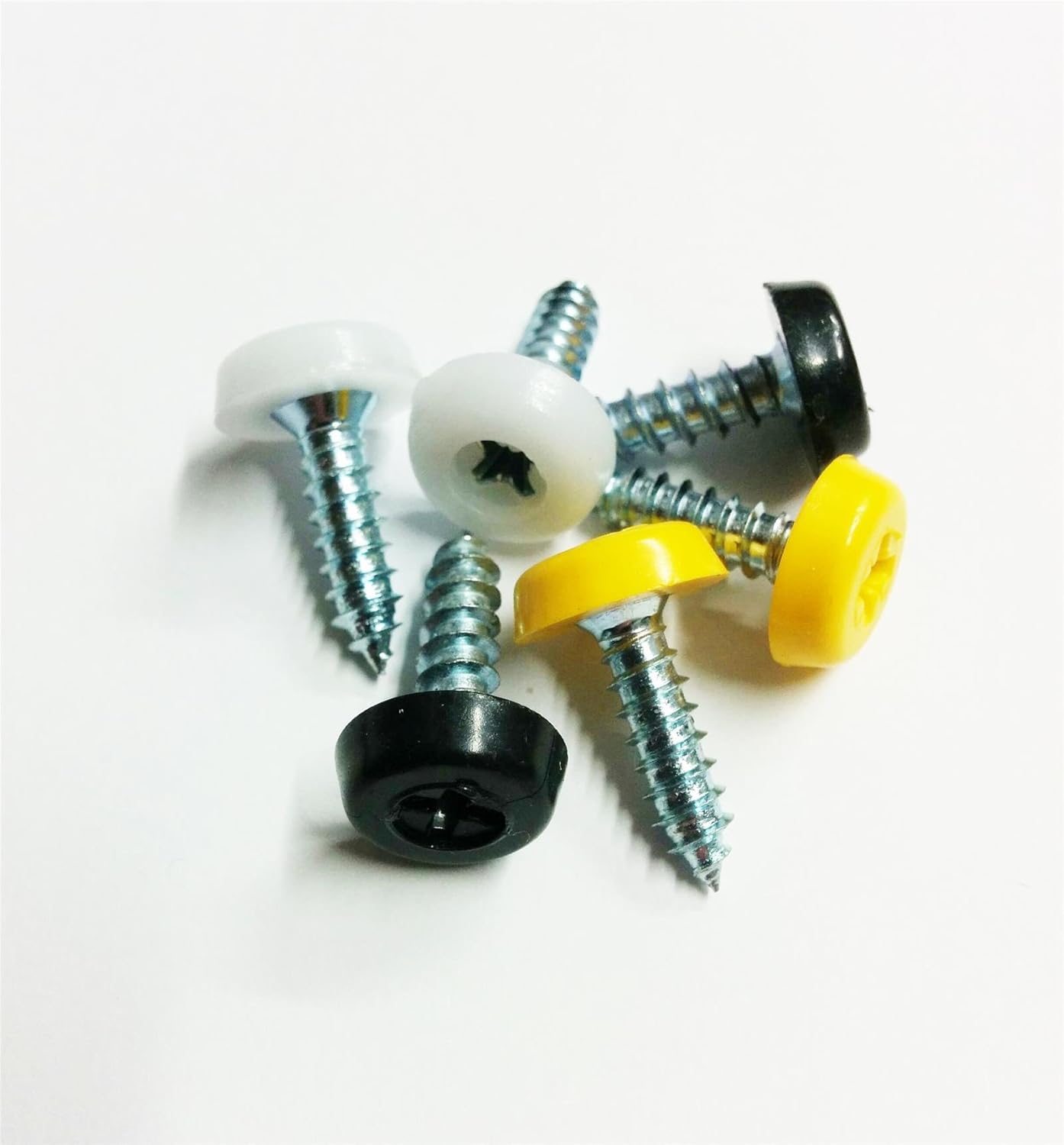Cherished Registration Number Plate Fixing Oversized Screws Caps Mix