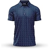 Bogey Bros Golf Polo Shirt for Men – 4 Way Stretch Short Sleeve, UPF 50, Moisture Wicking Athletic Fit
