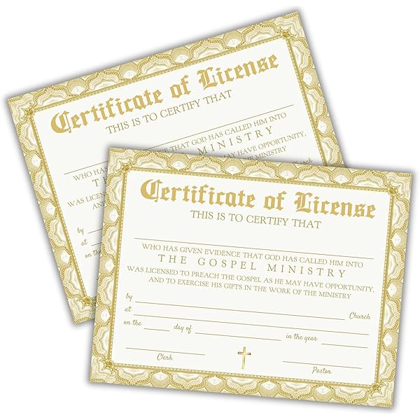 Amazon.com: Certificate of License for Minister : Broadman & Holman: Books amazon-com-certificate-of-license-for-minister-broadman-holman-books