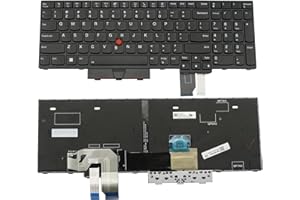 BestParts Laptop Keyboard Backlight Replacement for Lenovo Thinkpad P15 Gen2 P17 Gen2 T15g Gen2 US Layout Black Frame with Tr