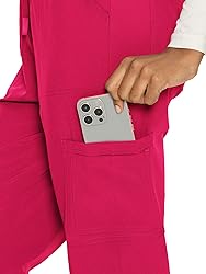 floralhue Scrubs for Women, V-Neck Scrubs Top