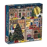 Galison Winter Lights Foil Puzzle 500 Pieces