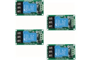 DIANN 4pcs 5V 30A 1-Channel Relay Module High Low Level Trigger with Optocoupler Isolation Load DC 30V AC 250V 30A for PLC Automation Equipment Control Industrial Control