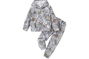 Yoxindax Toddler Baby Boy Clothes Outfits Plaid Bear Long Sleeve Hoodie Patchwork Pant Boy 2PC Outfit Set