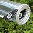 Ansgery 8x10 Foot Clear Tarp - 24 Mil Thick, Heavy Duty Waterproof Cover - View #7