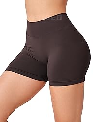 YEOREO Workout Scrunch Shorts Women V Back Gym Butt