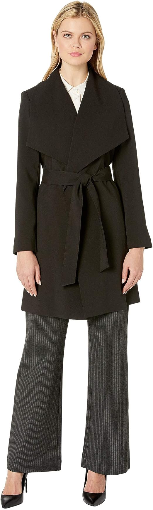ralph lauren crepe coat
