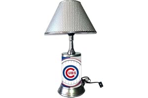 HBGP Table Lamp with Shade, Team Logo Plate Rolled into The lamp Body, ChCu